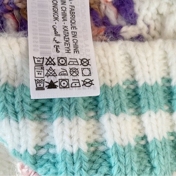 Zara Cable Knit Fair Isle Print Sweater Vest Size M - Picture 9 of 9